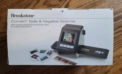 Brookstone iConvert Iconvert Slide & Negative Film Scanner NEW - Image 1 of 4
