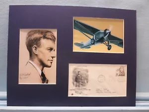Charles Lindbergh fliegt den Atlantik & Ersttagsbrief eigener Briefmarke - Bild 1 von 2