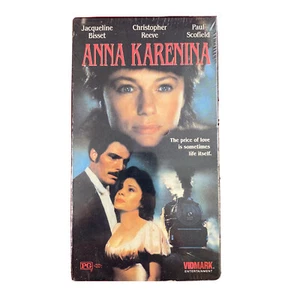 Anna Karenina 1990 Vidmark VHS Tested Works Jacqueline Bisset Christopher Reeve - Picture 1 of 2