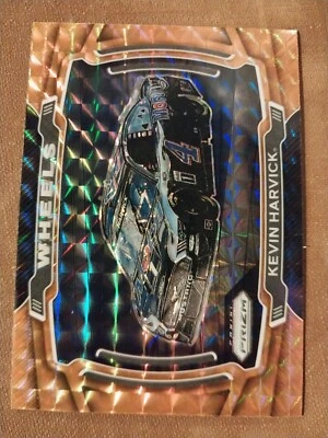 2021 KEVIN HARVICK PANINI PRIZM ORANGE WHEELS NASCAR RACING CARD #63 - Image 1 of 2