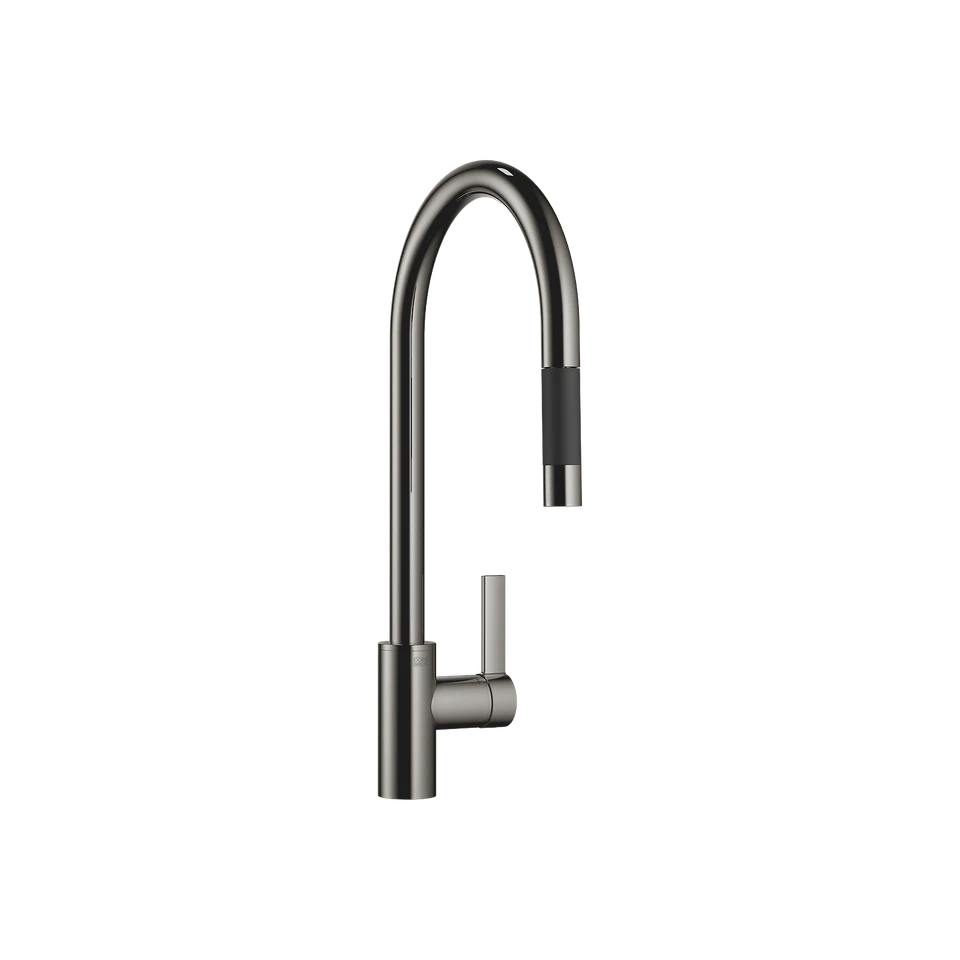 Dornbracht TARA ULTRA Single-lever mixer Pull-down Dark Chrome 33870875-19