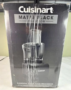 Cuisinart Elemental 8-Cup Food Processor - Matte Black - FP-8MB - Picture 1 of 4