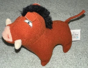 McDonalds 1998 KÖNIG DER LÖWEN II SIMBA'S PRIDE Pumba weiches Plüschtier Happy Meal Spielzeug - Bild 1 von 11