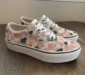 Zapatillas Vans Auténticas Plataforma Doheny Amapola Floral Flores Para Mujer Talla 8” - Imagen 1 de 20