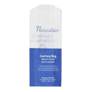 NEC-500 Necessities Feminine Hygiene Courtesy Disposal Bag, Pack of 500 - Picture 1 of 5