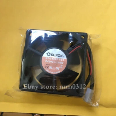 1pcs SUNON KD2406PTS1 DC24V 2.6W 6CM 6025 60mm Inverter Cooling Fan 2pin - Image 1 of 4