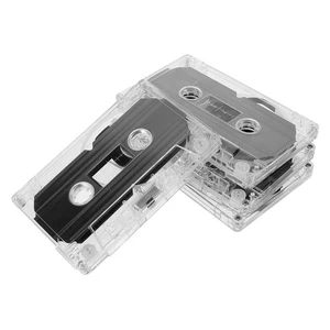 4 Pezzi Custodie in Plastica per Cassette Registratore Lettore Nastri per Registrazione - Foto 1 di 12