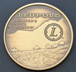 Leupold America's Optics Authority Token Medal Coin 100 Years - Picture 1 of 2