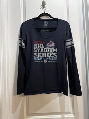 47 Marca Negro Colorado Avalanche Hockey XL NHL Stadium Series 27/02/2016 Denver Foto 1 de 4