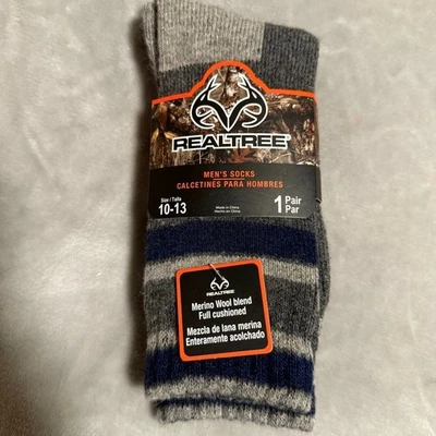 Realtree Men's Wool Socks Hunting Winter 10-13 - Image 1 of 4