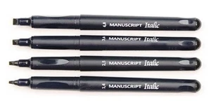 Callicreative Manuscript Italic Calligraphy Black Extra Broad Pen 4.8 mm - Picture 1 of 1