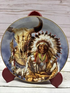 Franklin Mint “Sioux Chief “ Plate By Paul Calle Limited Edition - Picture 1 of 10