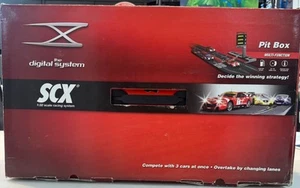 SCX Digital 1:32 Scale Digital Pit Box 10020 Used comes with 3 cars UNTESTED - Picture 1 of 10