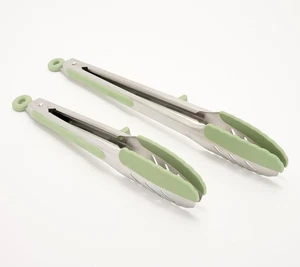 Henning Lee Set of 2 9" and 12" Locking Tongs - Picture 1 of 6