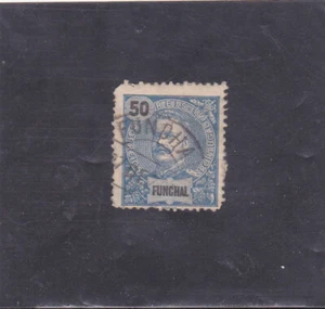 FUNCHAL / MADEIRA D. CARLOS I 50 REIS (1897) Used - Bild 1 von 1