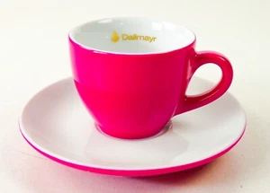 Dallmayr Espressotasse pink mit Untertasse KAHLA Porzellan Capsa Barista 1552