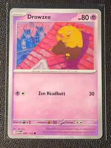 Tarjeta Pokémon Drowzee 096/165 SV 151 común casi nueva - Imagen 1 de 1