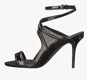 L.A.M.B. Bambi Gwen Stefani Heels Sandals Shoes Size 7.5 7 1/2 Leather Strappy - Picture 1 of 11