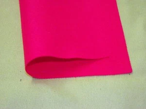 Acrylic Felt Baize Craft/Poker Fabric Material - NEON CERISE PINK - Picture 1 of 1