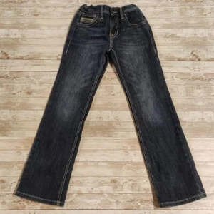 Rock & Roll Denim Jeans 12 Regular Bootcut Dark Wash Mid Rise Stretch BB Gun - Picture 1 of 18