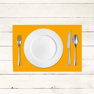 100x Tischset in Curry/Orange aus Linclass® Airlaid 40 x 30 cm - Platzdeckchen - Bild 1 von 2