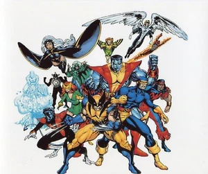 X-MEN MARVEL COMIC SUPER HERO'S 8X10 ANIMATED PHOTO (FF-2) - Picture 1 of 1