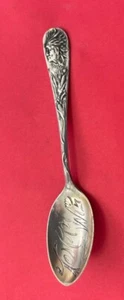 Tomah Wisconsin Indian Sterling Silver 17.6g 5” Souvenir Spoon - Picture 1 of 8
