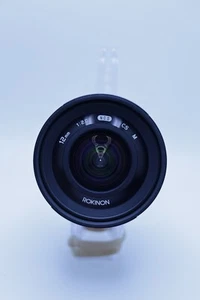 Rokinon Samyang 12mm F2.0 High Speed Wide Angle Lens for Canon M Mount (Black) - Picture 1 of 9