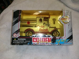 Die Cast 1930s Gasoline Delivery Truck Coin Bank - Picture 1 of 1