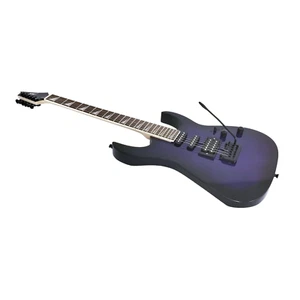 Guitarra eléctrica Haze con tapa de arce flameado, ráfaga púrpura oscuro 11HSJS1920DPB - Imagen 1 de 12