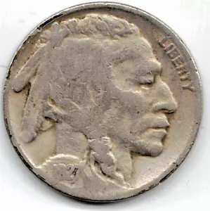 Buffalo Nickel 1927 en MUY BUEN ESTADO ~ VER EL ESCANEO stk 9000 - Imagen 1 de 5