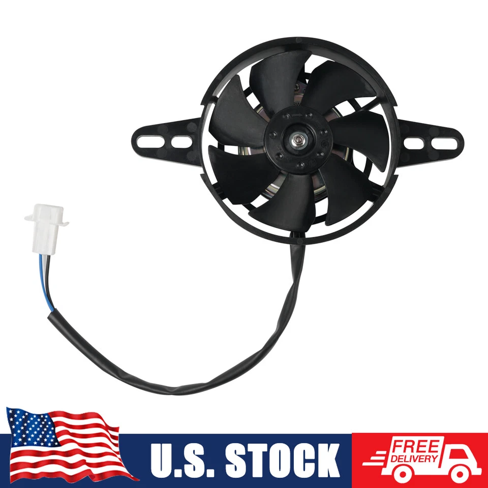 Motorcycle 12 Volt Radiator Thermal Cooling Fan For Honda CR250 CRF250R CRF450R - Image 1 of 4