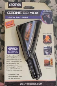 Scent Crusher 59319 Ozone GO MAX Vehicle Air Cleaner 12-Volt Odor Eliminator NEW - Picture 1 of 3