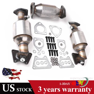 Juego convertidor catalítico trasero banco 1 y 2 Honda Pilot 2005 2006 2007 2008 3,5 L Foto 1 de 4