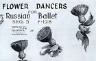 FANTASIA RUSSIAN BALLET FLOWER DANCERS  Animation Model Sheet PHOTOCOPY