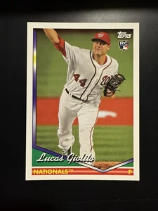 2016 Topps Update Target Exclusive Lucas Giolito RC Washington Nationals - Picture 1 of 2