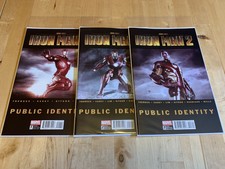 Marvel Iron Man 2  Public Identity Complete set 1-3 VF/NM