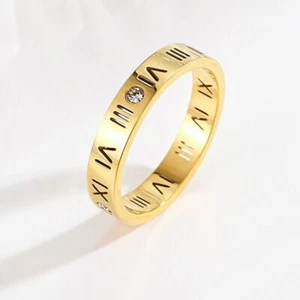 Cross border titanium steel ring for women in Europe and America - Picture 1 of 1