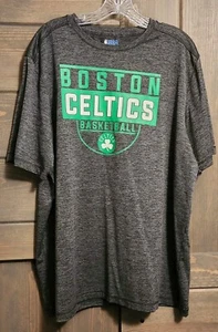 NBA Boston Celtics T-shirt By TX3 Cool. Gray Size XL (Some Wear On Graphic) - Picture 1 of 8