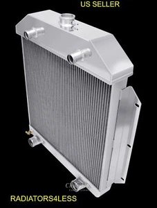 RADIADOR DE ALUMINIO CHAMPION 3 FILAS 49 50 51 52 53 FORD SEDÁN MOTOR DE CABEZA PLANA - Imagen 1 de 3