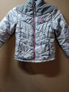 Gerry grau Camouflage gefütterte Jacke Mäntel Mädchen Medium 10-12 - Bild 1 von 13