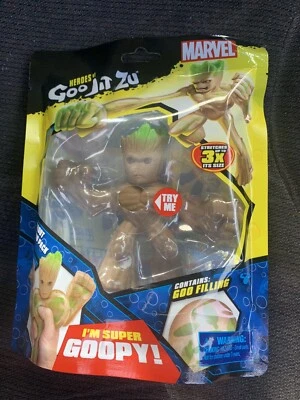 HEROES OF GOO JIT ZU MARVEL GROOT & VENOM LOT OF 2 NEW RARE - image 1 of 2