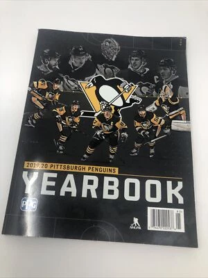 Anuario oficial de los Pittsburgh Penguins 2019-2020 libro de hockey de la NHL Foto 1 de 4