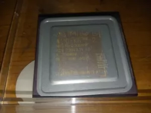 Vintage AMD-K6-2 300AFR 2.2V Core 3.3V I/O CPU W/ HEATSINK AND FAN - Picture 1 of 4