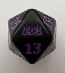 Magic the Gathering D20 Wilds Of Eldraine Purple Black - Picture 1 of 4