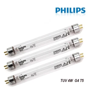 Philips TUV 4W G4 T5 Germicidal Tube Bulb UV Filter Sterilizer Lamp Bulbs 3 PCS - Bild 1 von 7