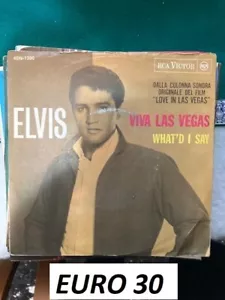 ELVIS PRESLEY " VIVA LAS VEGAS . WHAT'D I SAY " 45 GIRI - Foto 1 di 1