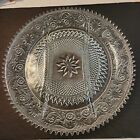 FINE TIARA INDIANA GLASS CLEAR SANDWICH PATTERN DIVIDED RELISH DISH PLATE 12"