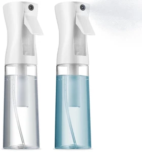 2 Pack Continuous Spray Bottles - Ultra Fine Mist Sprayer | Water Spray Bottle f - Picture 1 of 11
