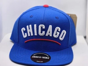 American Needle Chicago Cubs Snapback Bill Cooperstown Collection Royal B1 Neu mit Etikett - Bild 1 von 5